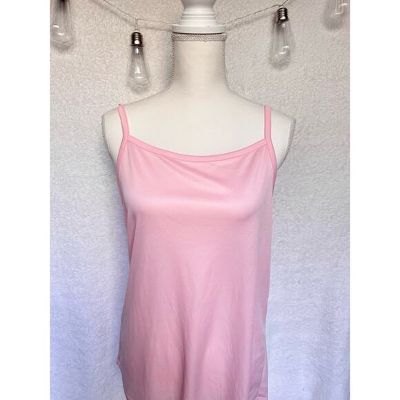 Time and Tru Pink Cardigan & Tank Top Set Women's Large - Picture 2 of 8